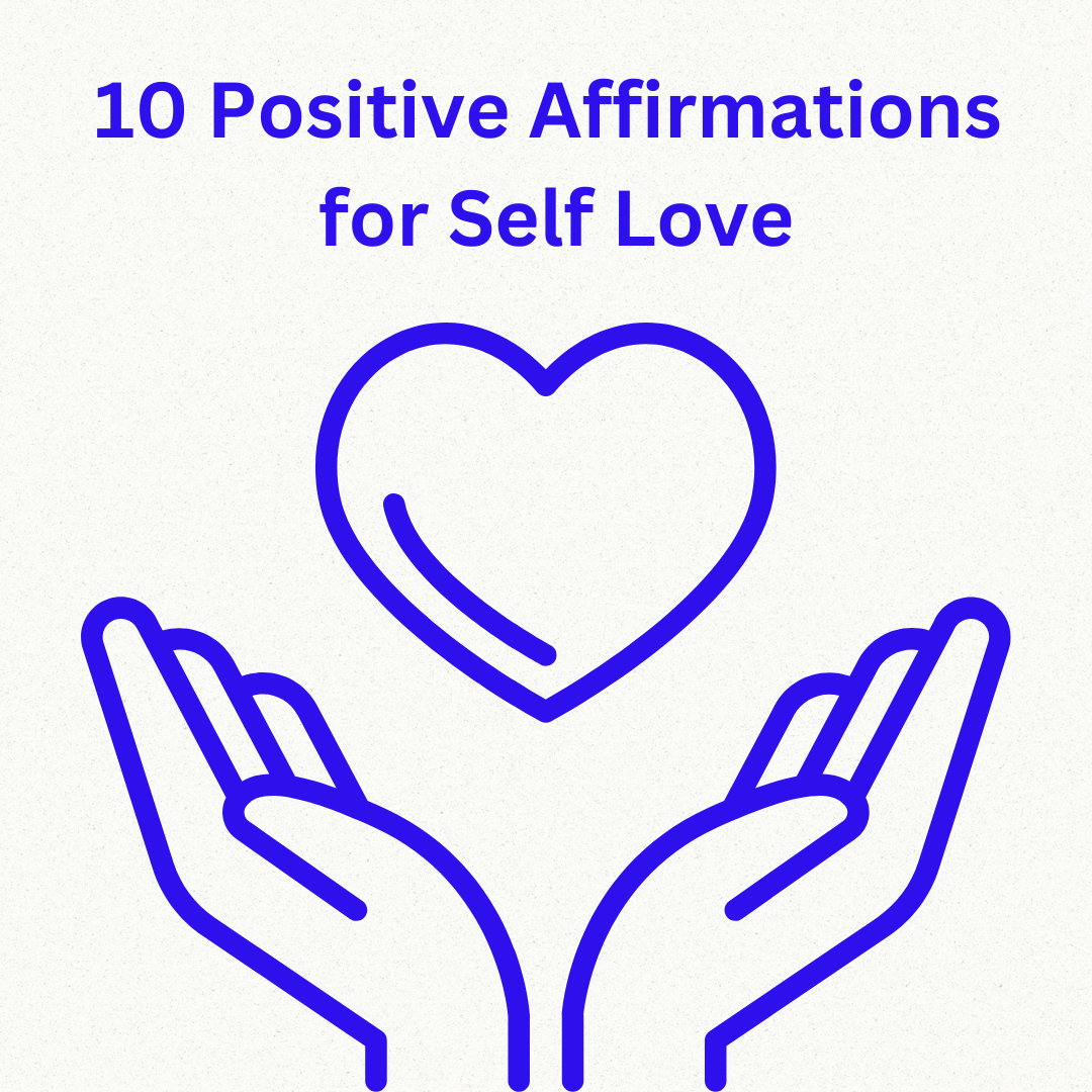10 Self Love Affirmation Cards-Canva Pro