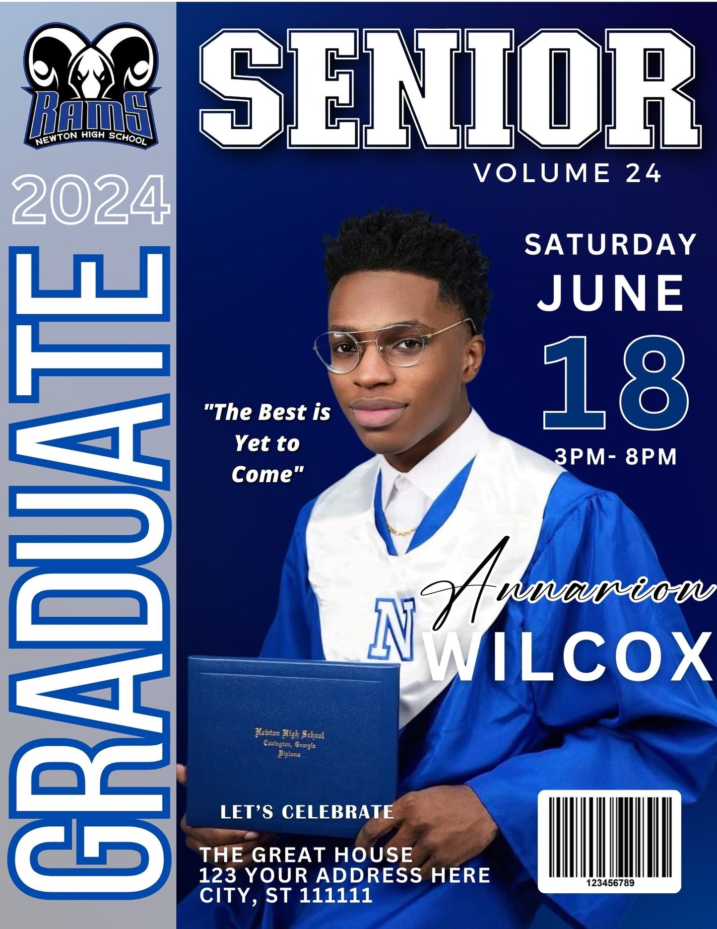 Grad Magazine Cover