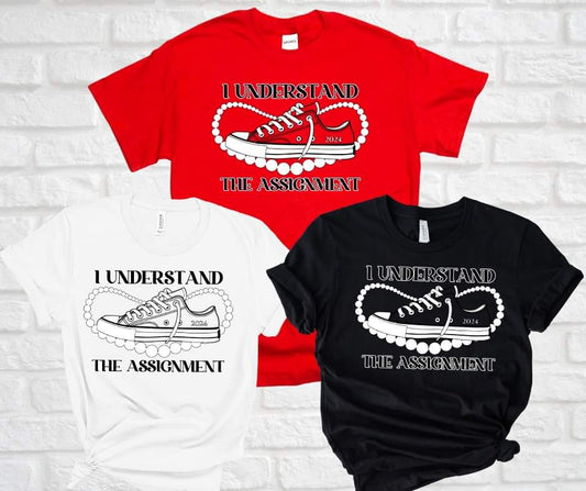 I understand the assignment short sleeve tee