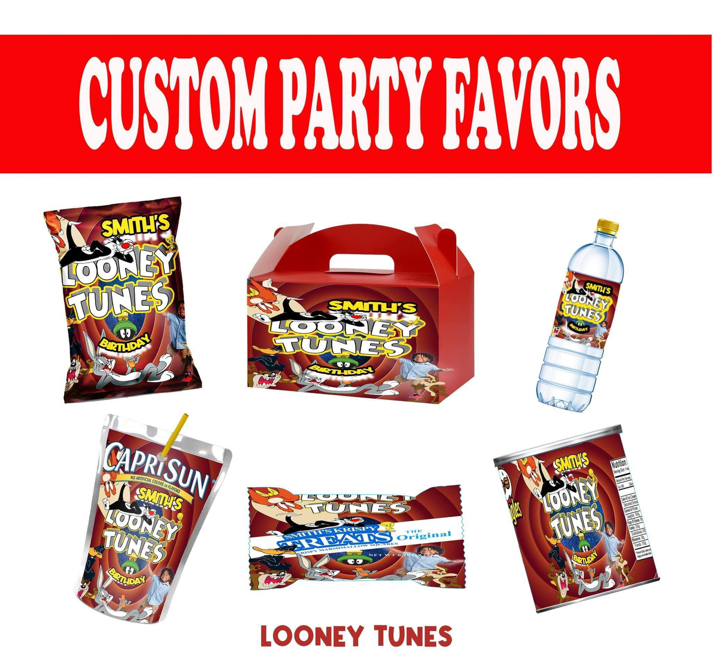 Editable Party Favor Bundle