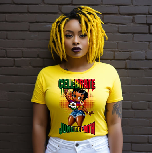Celebrate Juneteenth Curvy Cutie