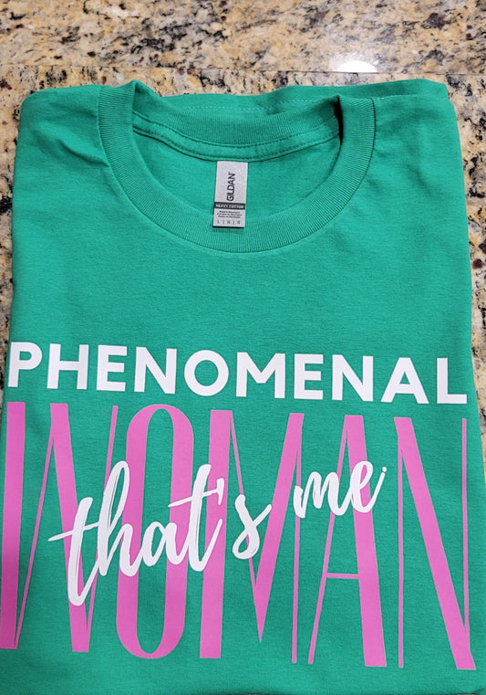 Phenomenal Womal (pink) Short sleeve tee